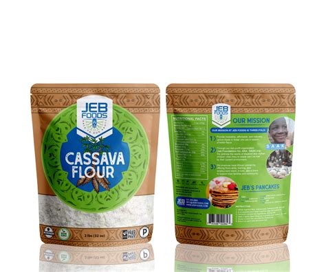 Cassava Flour | All Natural | 2 lbs - 2000 lb Bags From Jeb Foods