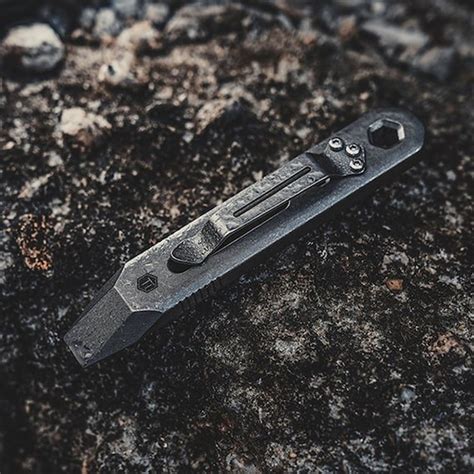 Edc Prybar Titanium Multi Pocket Tool Crowbar Edcgearzone