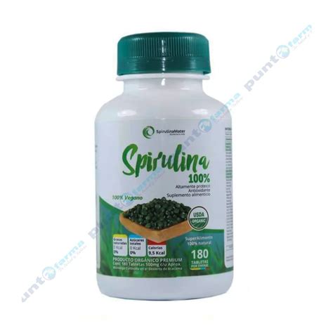 Spirulina Spirulinamater Cont Tabletas Punto Farma