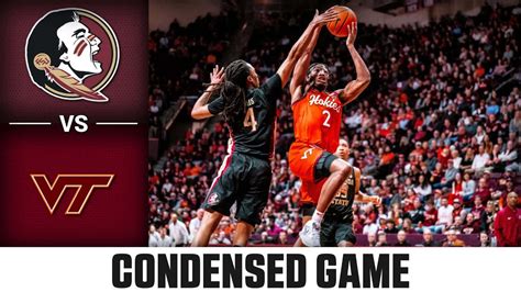 Florida State Vs Virginia Tech Condensed Game 2022 23 Acc Mens