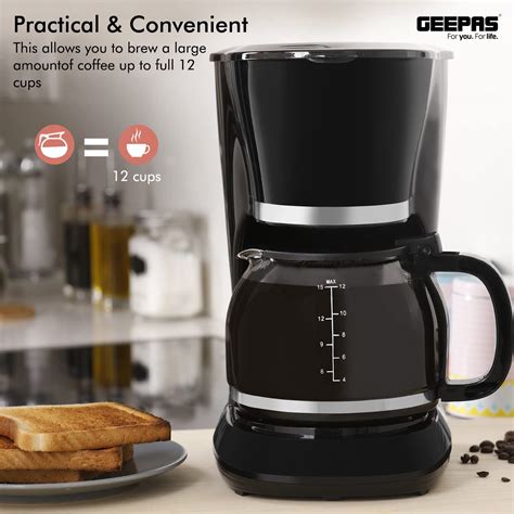 Mua Geepas L Filter Coffee Machine W Coffee Maker For Instant