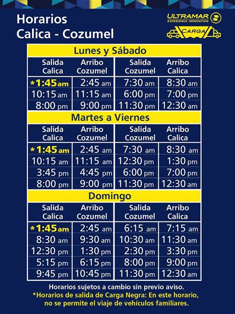 Introducir 55 Imagen Horarios De Ferry A Cozumel Abzlocal Mx