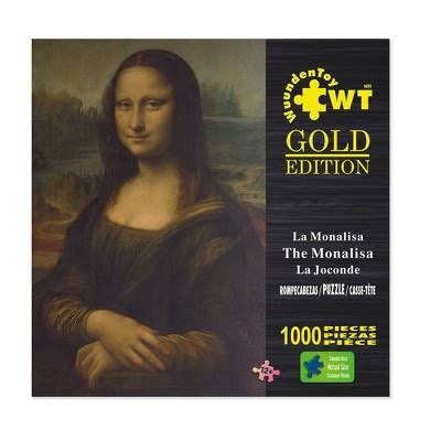 Wuundentoy Gold Edition The Mona Lisa Jigsaw Puzzle 1000pc Target