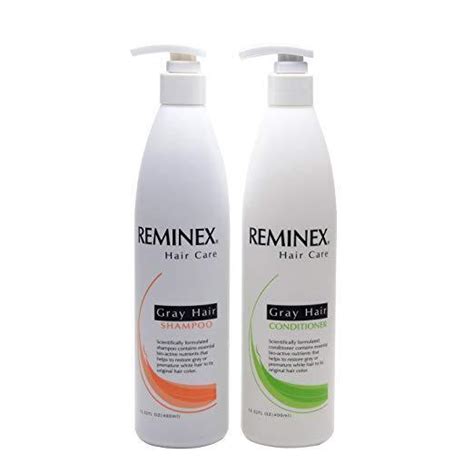 Reminex Anti Grey Hair Shampoo And Conditioner 13 Oz 400 Ml Color Restore Set Ebay