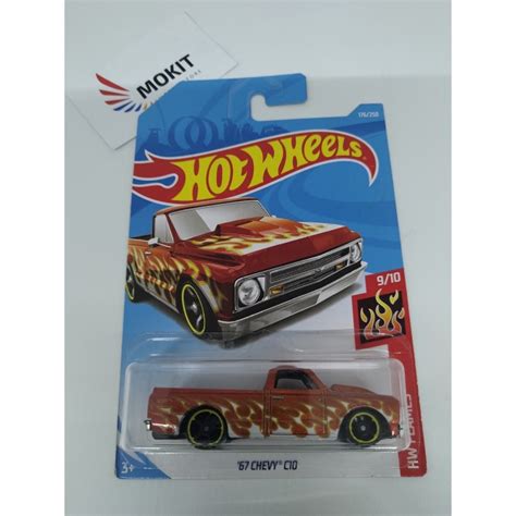 Jual Hotwheels 67 Chevy C10 Hot Wheels Mattel Original Shopee Indonesia