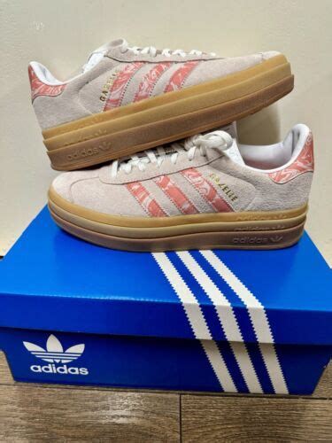 Adidas Gazelle Bold Putty Mauve Marble Size UK 3 5 W Brand New EBay