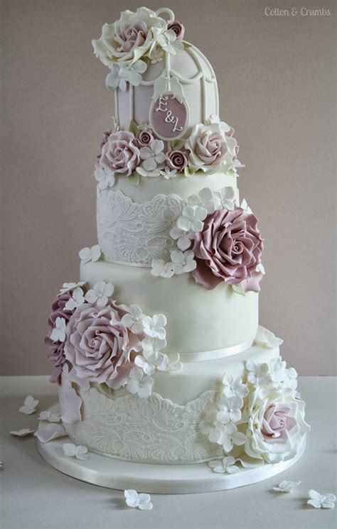 Gorgeous Lace Wedding Cakes Belle The Magazine