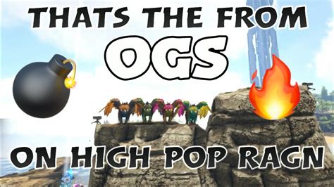 Clapping On High POP Rag Flyer PvP OGs OP PvP Highlights Ark Ps4