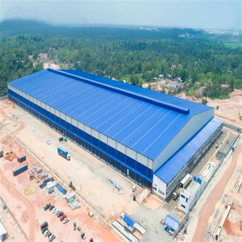 Algeria Q B Warehouse Steel Structure Hangar Ceramic Factory