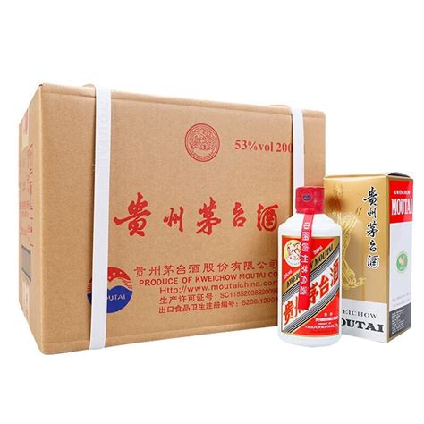 茅台（moutai）【歌德老酒行】贵州茅台酒 飞天茅台 酱香型白酒 53度 200ml12瓶 整箱装 京东商城【降价监控 价格走势 历史价格