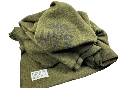 Us Wool Army Blanket Od Air Sealed Omahas Army Navy Surplus