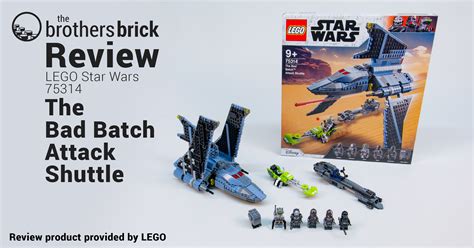 LEGO Star Wars 75314 The Bad Batch Attack Shuttle [Review] - The ...