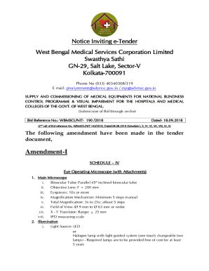 Fillable Online Notice Inviting E Tender St Bengal Fax Email Print