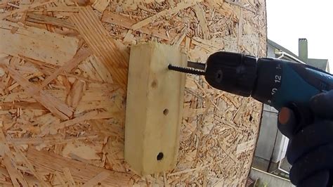 Крепление водосточных труб в OSB - YouTube