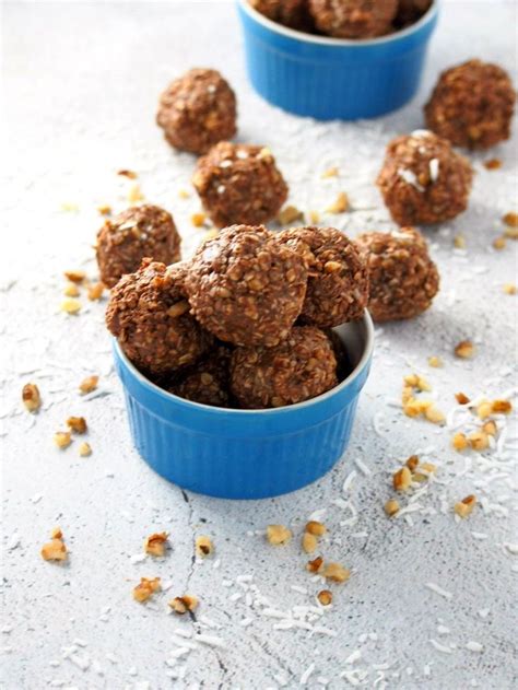 No Bake Nutella Energy Balls Recept