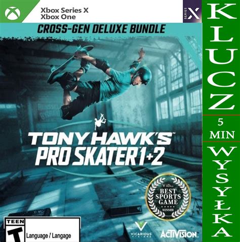 Tony Hawks Pro Skater 12 Deluxe Xbox Series Wrocław Kup Teraz