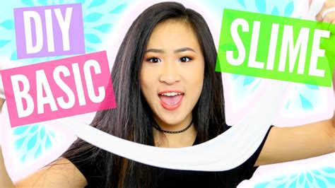 Diy Easy Basic Slime Tutorial Slime For Beginners Angelynn Youtube