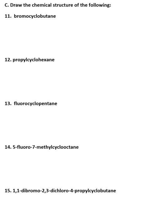 Answered C Draw The Chemical Structure Of The Bartleby