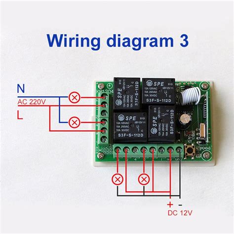 Ch Rf Remote Control Switches Mhz V V Maximustronics