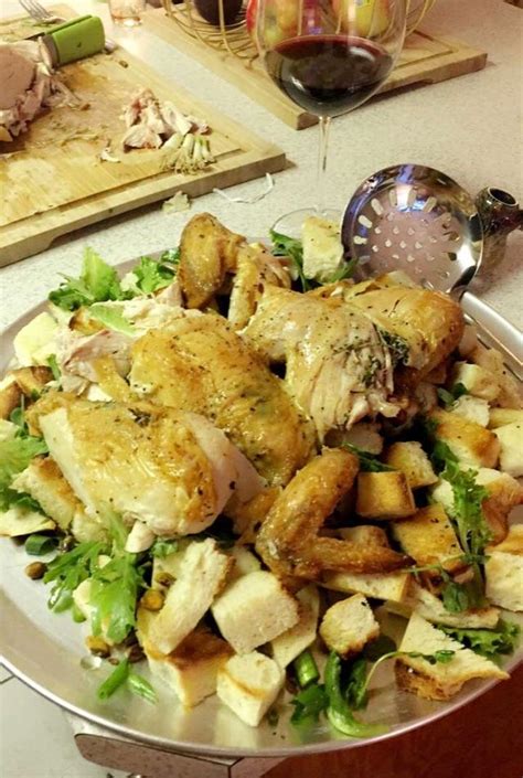 [homemade] Zuni Roast Chicken With Bread Salad R Food