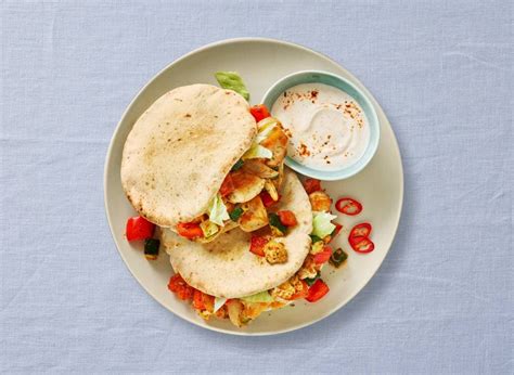 Ah Verspakket Libanese Pita Met Groenten En Kip Recept Allerhande