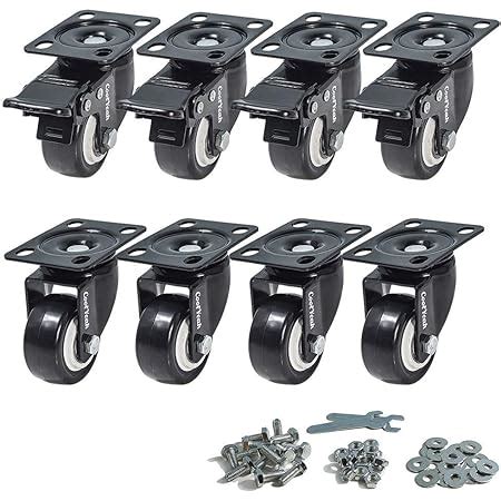 Amazon ASHGOOB 2 Caster Wheels Set Of 8 Heavy Duty Casters With