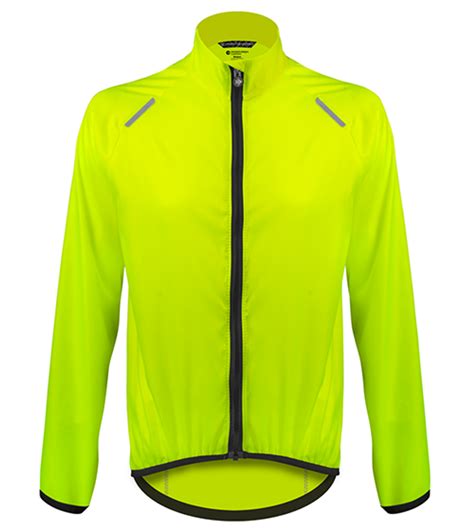 Tall Mens Windbreaker Jacket High Visibility Yellow Is Made In Usa