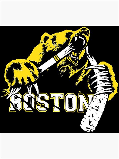 "BOSTON BRUINS " Poster for Sale by Marcosegal | Redbubble