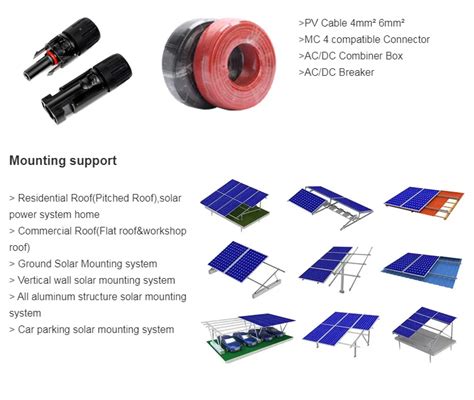 10kw Solar Off Grid Hybrid System Photovoltaic Off Grid System Off Grid