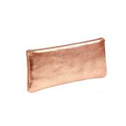 Pochette Cuir Clairefontaine Cuiris Compartiments Cuivre Chez