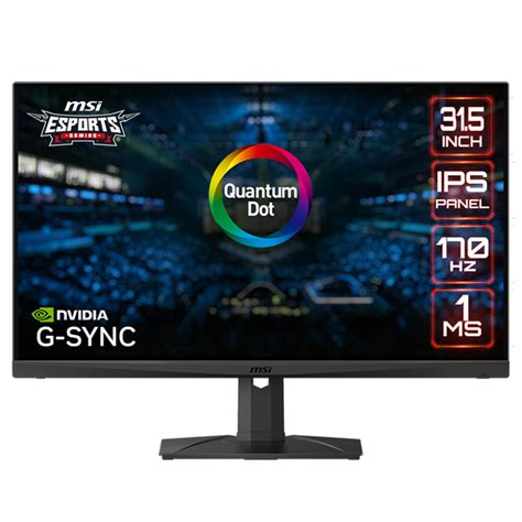 Buy MSI Optix MAG321QR QD WQHD 170Hz FreeSync IPS HDR 32in Monitor