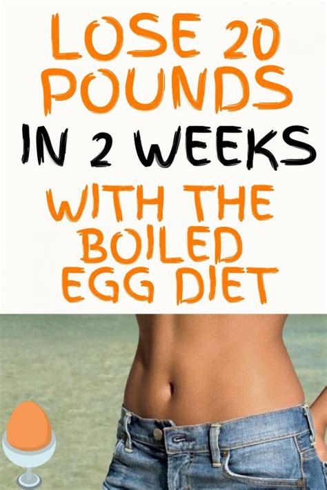 The Boiled Egg Diet How To Lose 20 Pounds In 2 Weeks Healthy Life