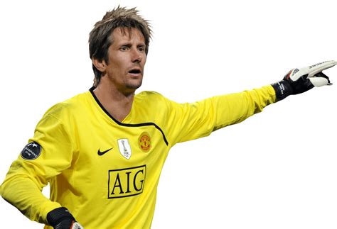 Edwin van der Sar Manchester United football render - FootyRenders