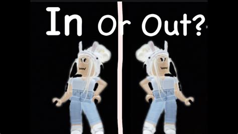 In Or Out Roblox Edition Youtube