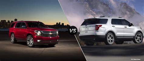 2016 Chevy Tahoe vs 2016 Ford Explorer