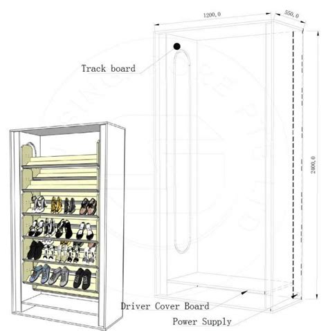 Automated Rotating Vertical Shoes Storage Carousel Rack