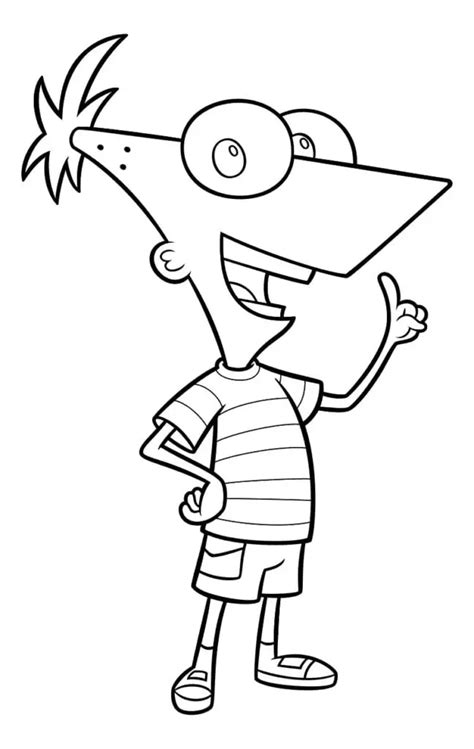 Desenhos De Phineas And Ferb Para Colorir E Imprimir Pintar Gr Tis Online