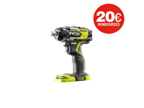 Boulonneuse ryobi à chocs brushless 18v oneplus 4 modes r18iw7 0