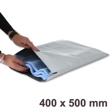 Lot De Enveloppes Plastiques Blanches Opaques Fb X Mm