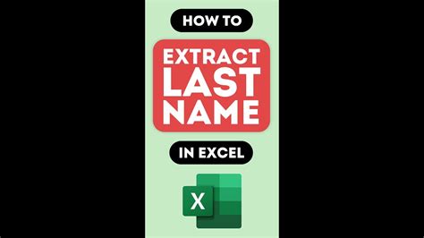 Extract Last Name With Excel Textafter Function Best Formula To Split