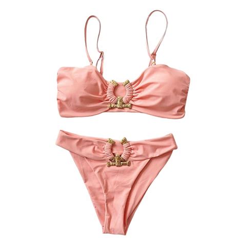 Damski zestaw bikini dwuczęściowy strój 12596866909 oficjalne archiwum Allegro