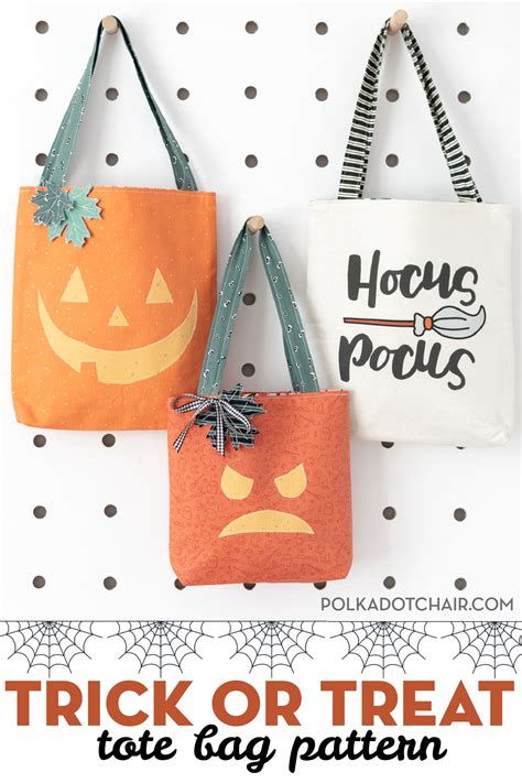 How to Sew a Simple Trick or Treat Bag - The Polka Dot Chair