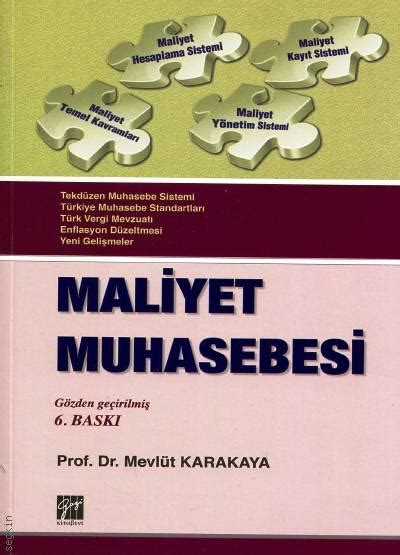 Maliyet Muhasebesi Mevl T Karakaya Kitap