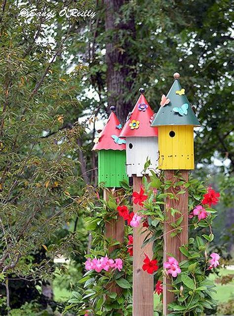 Cool 60 Birdhouse Ideas To Make Your Garden More Beautiful