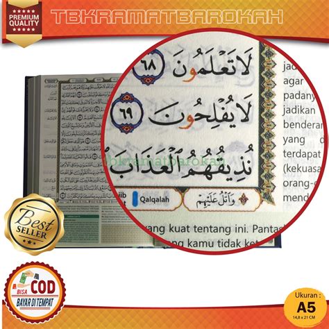 Jual Mushaf Madinah Shohibul Quran A Al Qur An Tajwid Warna Quran