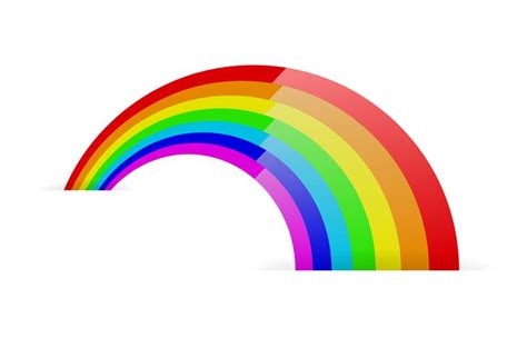 Abstract rainbow symbol 429600 Vector Art at Vecteezy