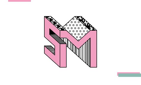 sm entertainment rebranding  behance