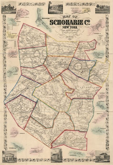 Map of Schoharie Co., New York | Library of Congress