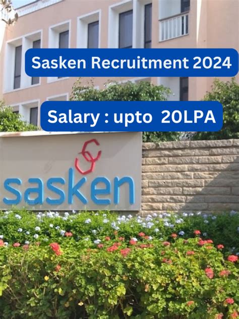 Sasken Recruitment 2024 For Freshers Salary 20 LPA Fresher Openings