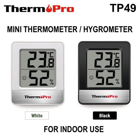 Jual Thermopro Tp49 Mini Indoor Thermometer Hygrometer Humidity Shopee Indonesia